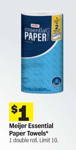 Meijer Essential Paper Towels*