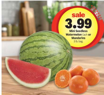 Mini Seedless Watermelon or Mandarins