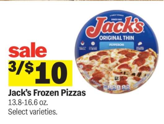 Jack's Frozen Pizzas