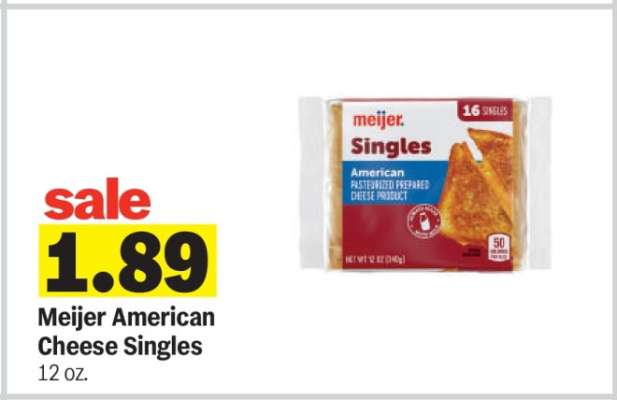 Meijer American Cheese Singles