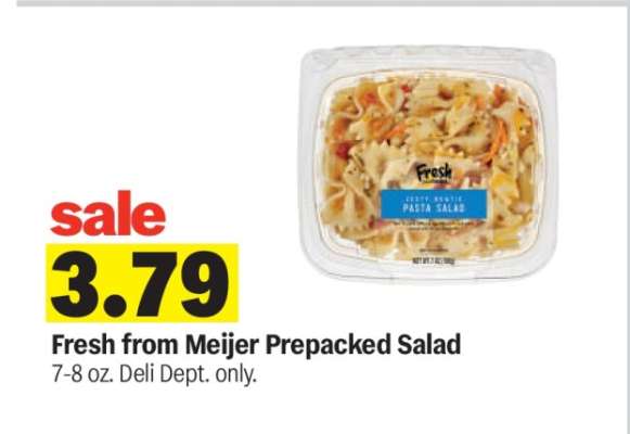 Fresh from Meijer Prepacked Salad