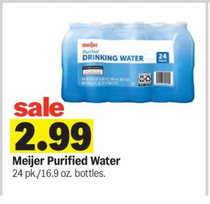 Meijer Purified Water