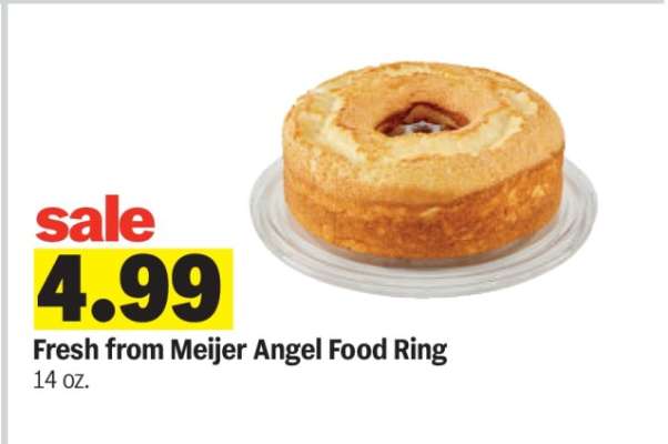 Fresh from Meijer Angel Food Ring