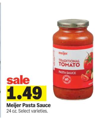Meijer Pasta Sauce*