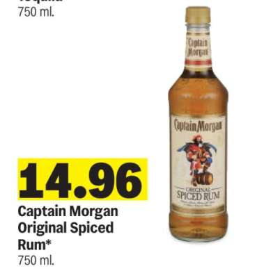 Captain Morgan Original Spiced Rum*