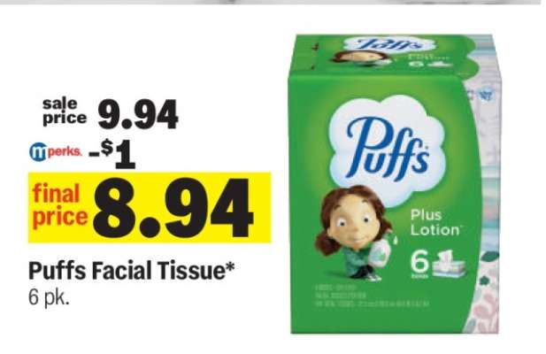 Puffs Facial Tissue*