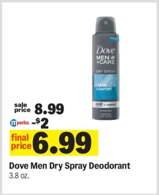 Dove Men Dry Spray Deodorant