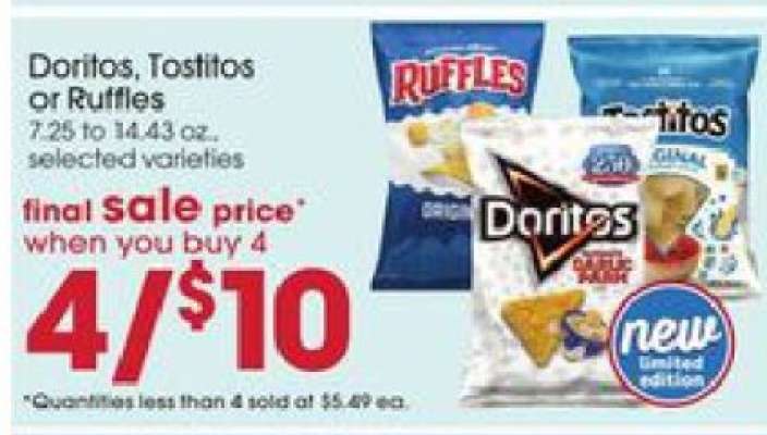 Doritos, Tostitos or Ruffles