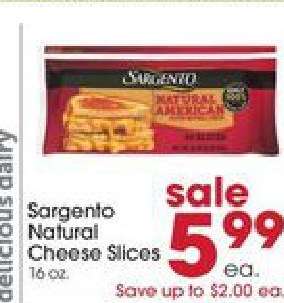 Sargento Natural Cheese Slices