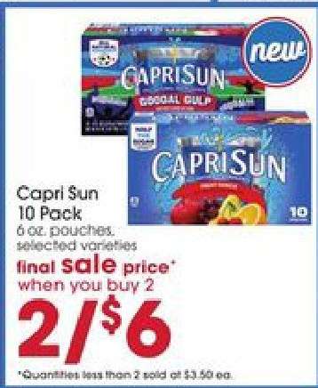 Capri Sun 10 Pack