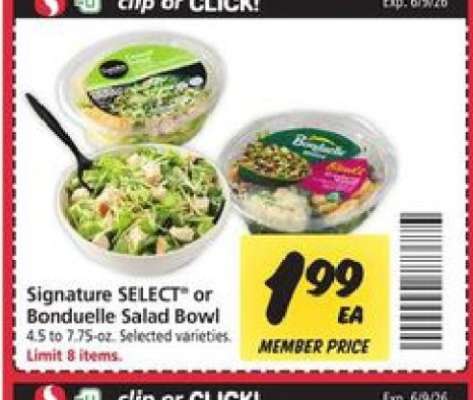 Signature SELECT or Bonduelle Salad Bowl