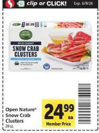Open Nature Snow Crab Clusters