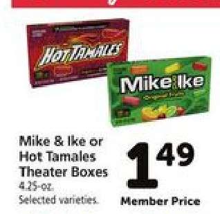 Mike & Ike or Hot Tamales Theater Boxes