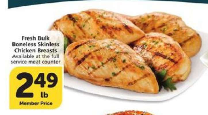 Fresh Bulk Boneless Skinless Chicken Breasts