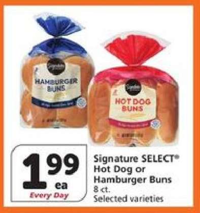 Signature SELECT Hot Dog or Hamburger Buns