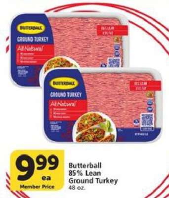 Butterball 85% Lean Ground Turkey