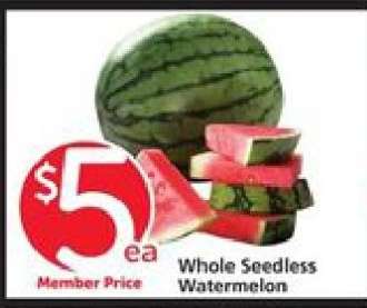Whole Seedless Watermelon