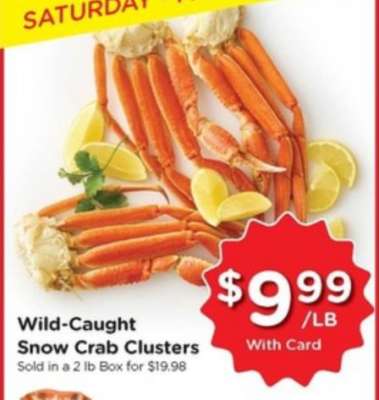 Wild-Caught Snow Crab Clusters