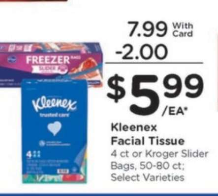 Kleenex Facial Tissue