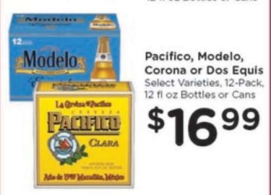 Pacifico, Modelo, Corona or Dos Equis