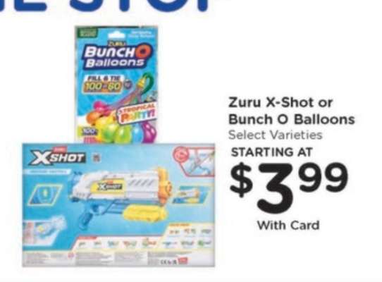 Zuru X-Shot or Bunch O Balloons