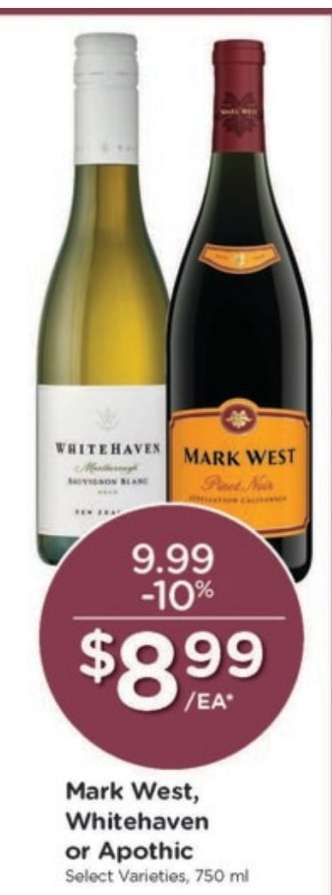 Mark West, Whitehaven or Apothic
