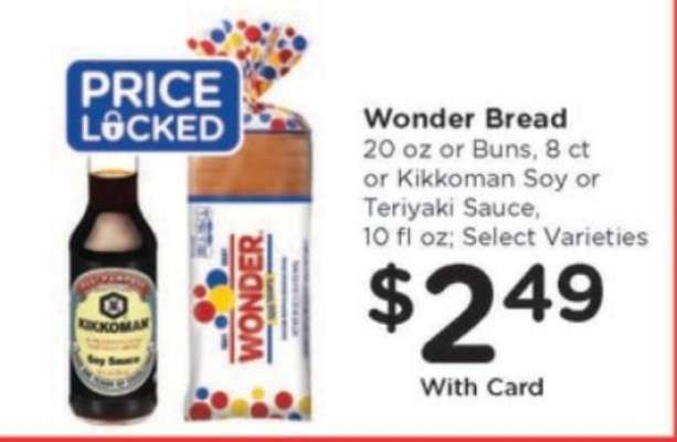 Wonder Bread or Kikkoman Sauce