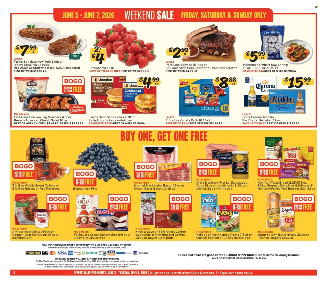 Winn Dixie ad - 06/03/2026 - 06/09/2026. Page 8