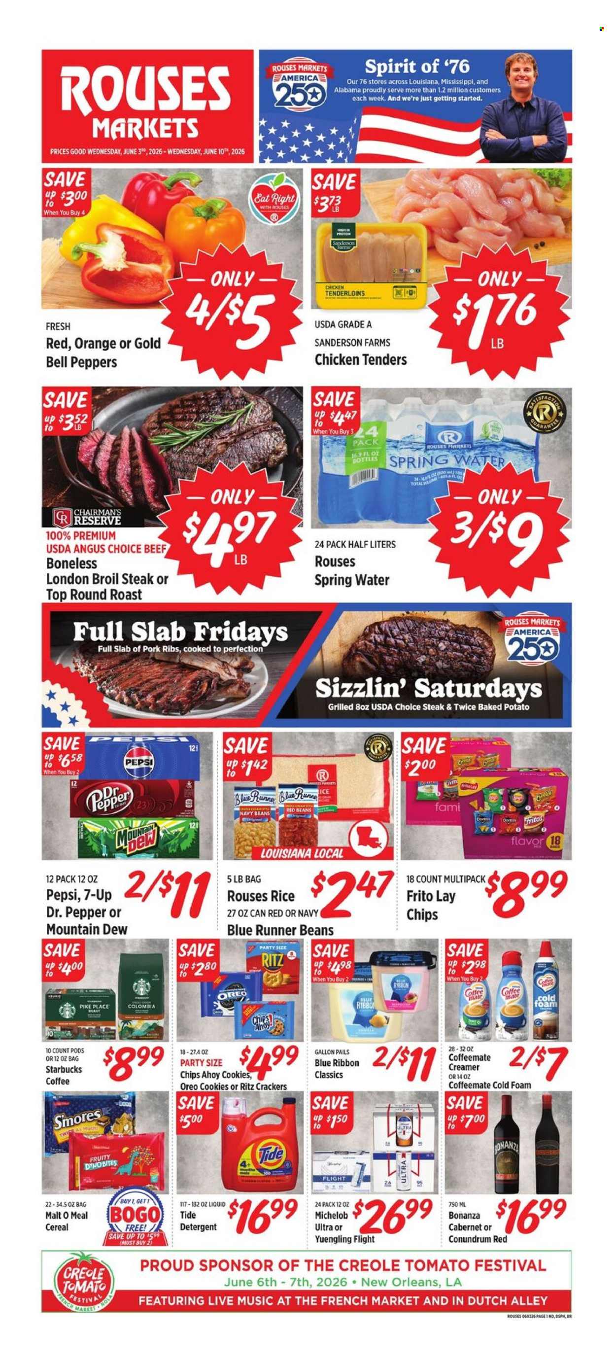 Rouses Markets ad - 06/03/2026 - 06/10/2026. Page 1