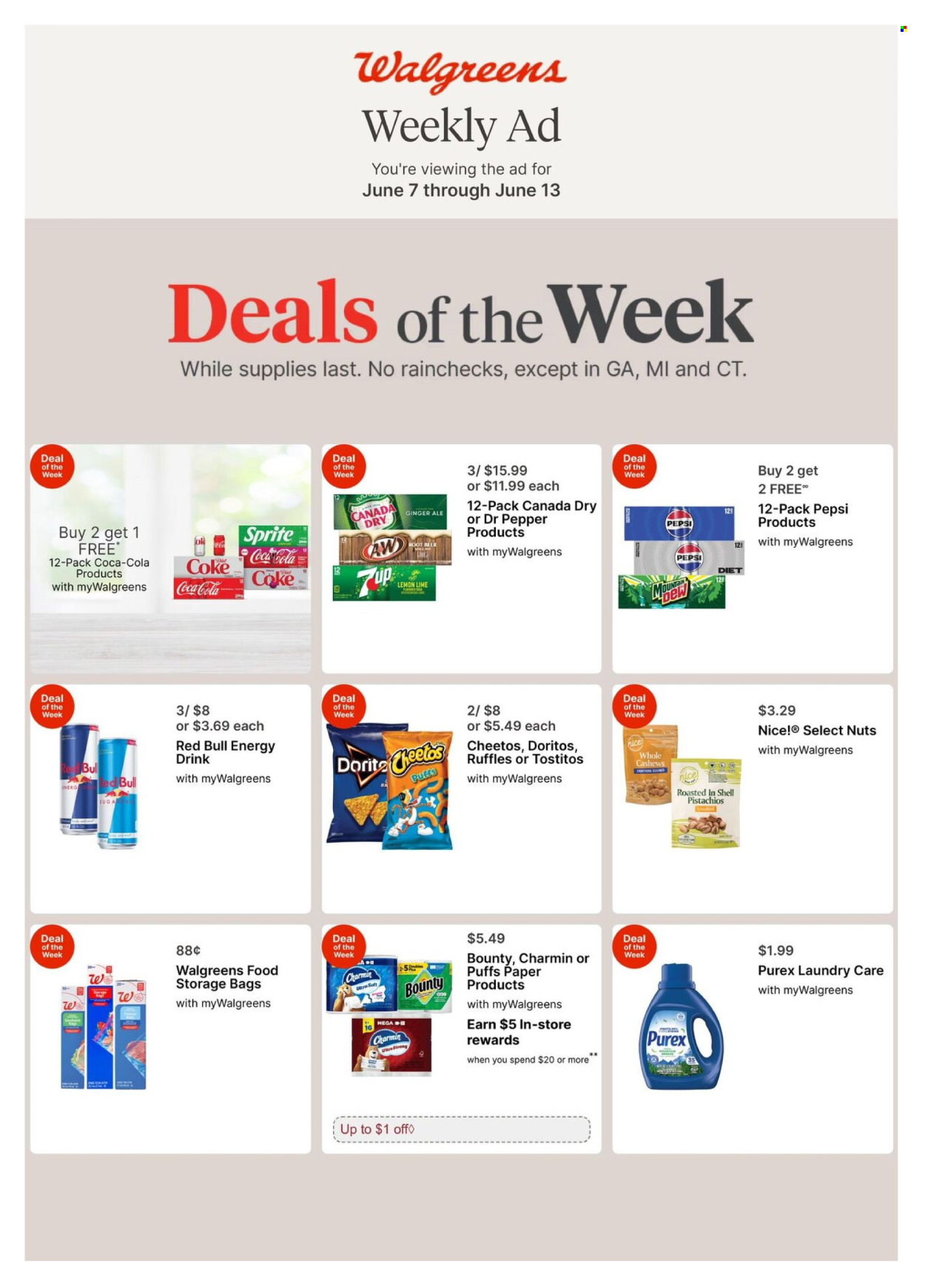Walgreens ad - 06/07/2026 - 06/13/2026. Page 1