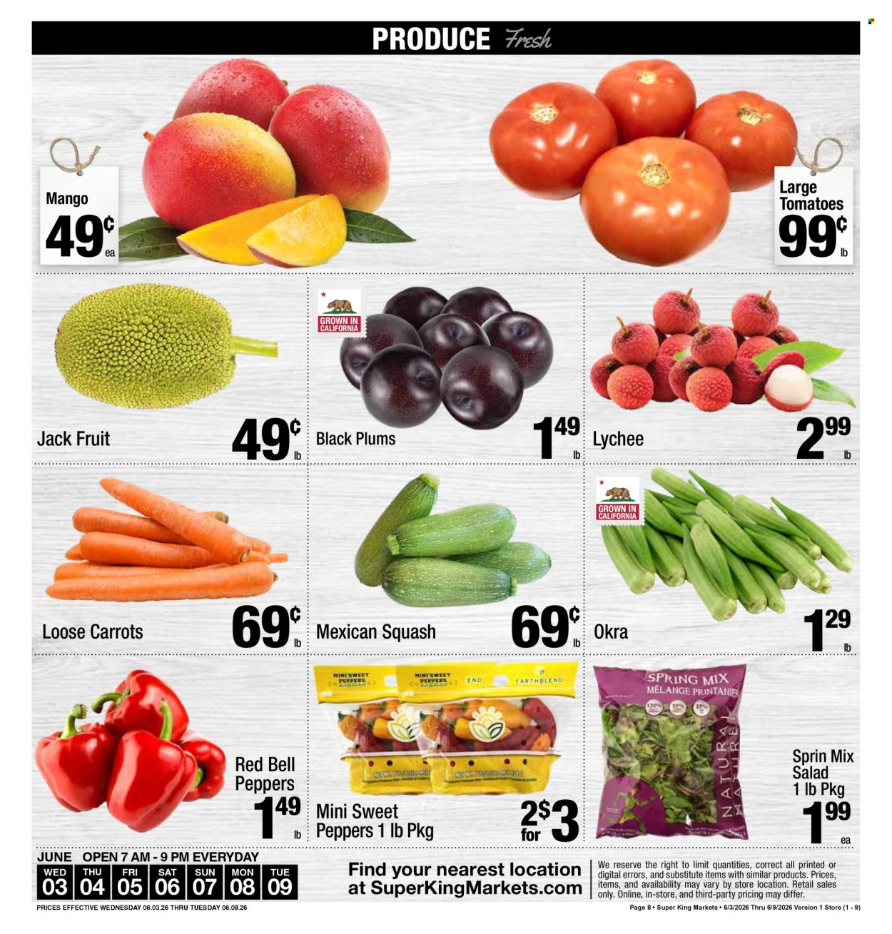 Super King Markets ad - 06/03/2026 - 06/09/2026. Page 8
