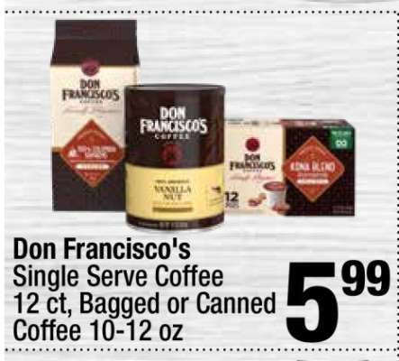 Don Francisco's Single Serve Coffee