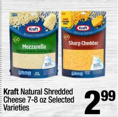 Kraft Natural Shredded Cheese