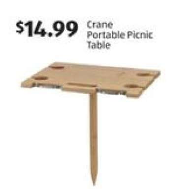 Crane Portable Picnic Table