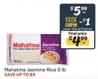 Mahatma Jasmine Rice 5 lb