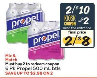 6 Pk Propel 500 mL btls