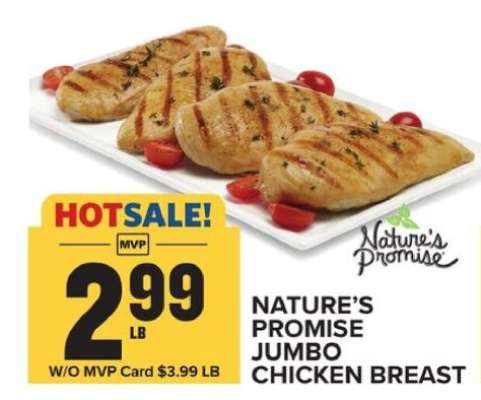 Nature's Promise Jumbo Chicken Breast