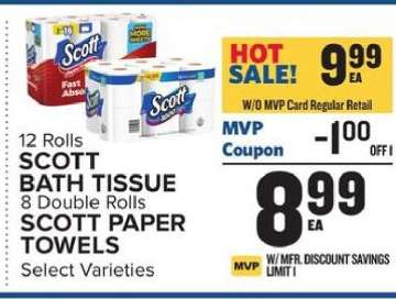 Scott Bath Tissue & Paper Towels