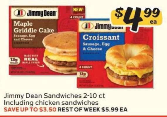 Jimmy Dean Sandwiches