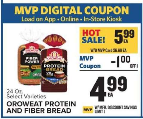 OROWEAT PROTEIN AND FIBER BREAD