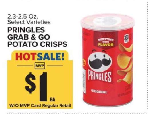 PRINGLES GRAB & GO! POTATO CRISPS