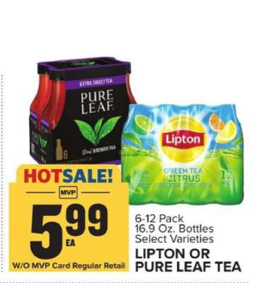 Lipton or Pure Leaf tea