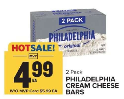 Philadelphia Cream Cheese Bars