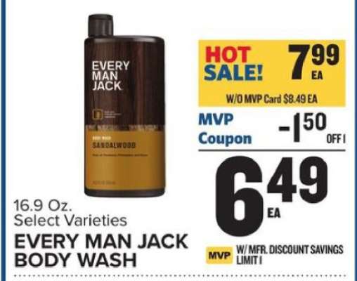 Every Man Jack Body Wash