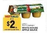 WHITE HOUSE APPLE SAUCE