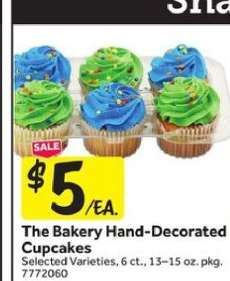 The Bakery Hand-Decorated Cupcakes