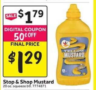 Stop & Shop Mustard