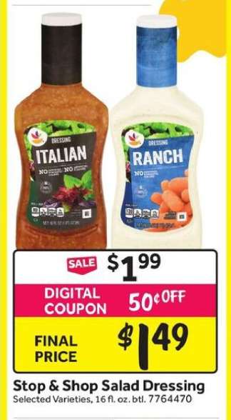 Stop & Shop Salad Dressing