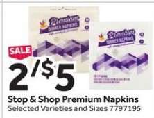 Stop & Shop Premium Napkins