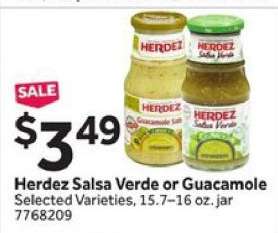 Herdez Salsa Verde or Guacamole